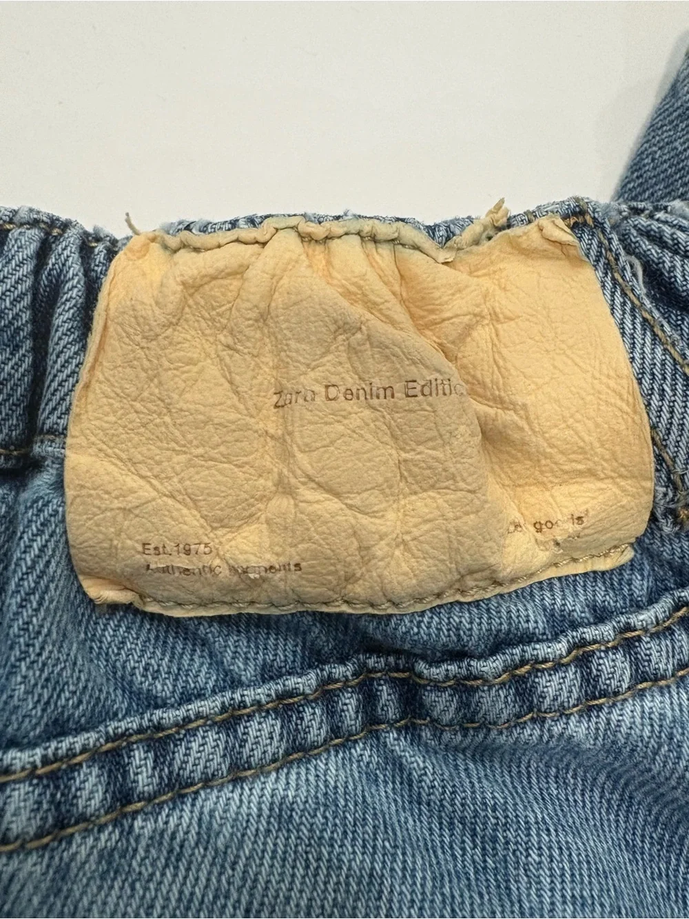 Zara Boys Light Blue Classic Baggy Fit Denim Jeans